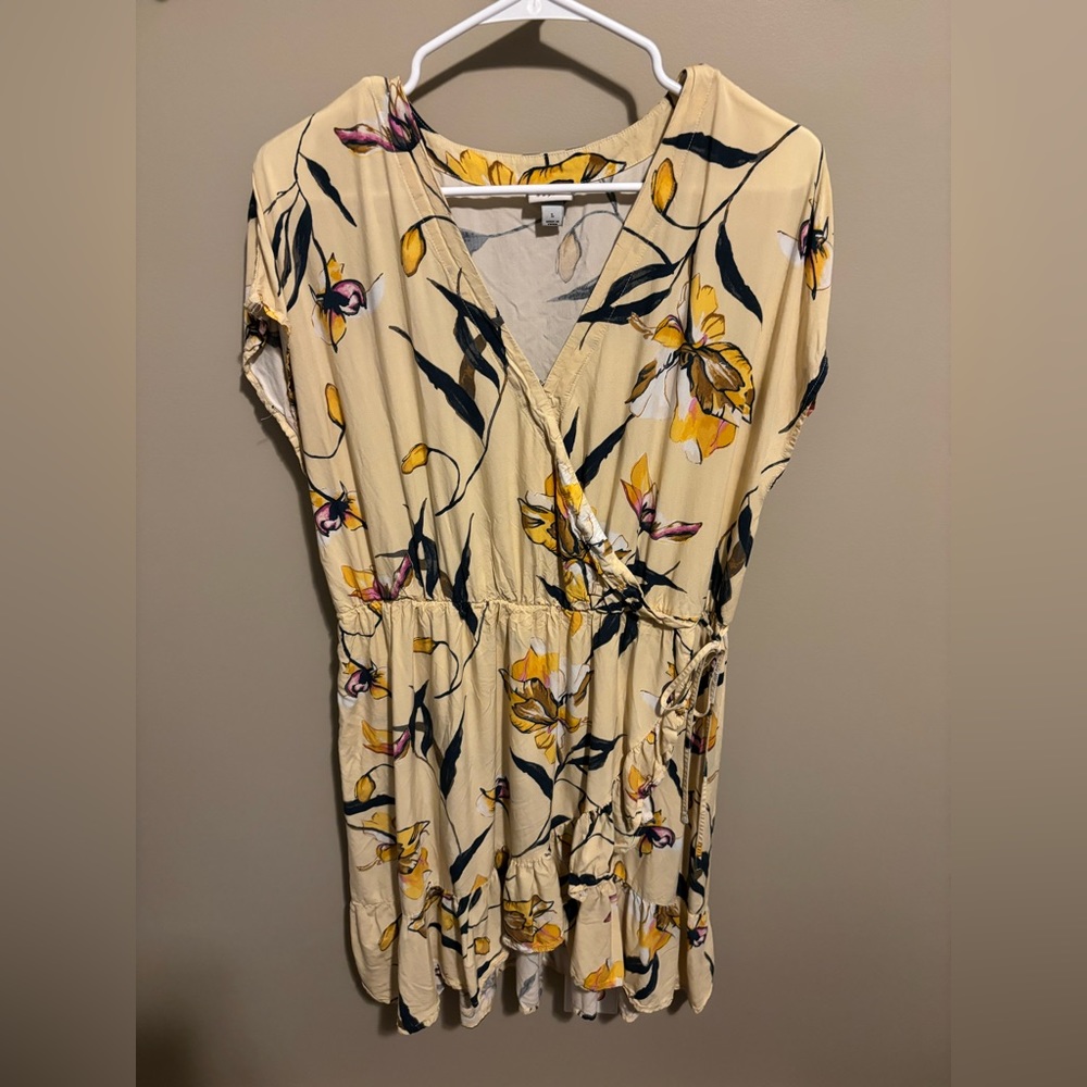 Yellow Floral Dress